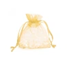 Organza Bags, 9×12 cm, Yellow Color, 1 Pack - 25 pcs.
