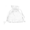 Organza Bags, 9×12 cm, White Color, 1 Pack - 25 pcs.
