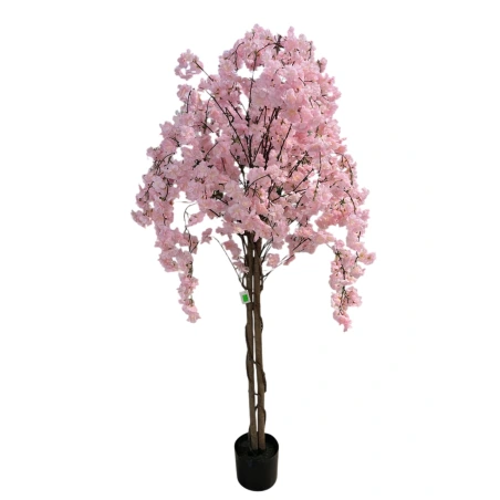 Potted Flower - Pink Cherry, h-155 cm