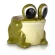Ceramic Planter “Frog”, 9×9 cm
