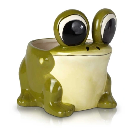 Ceramic Planter “Frog”, 9×9 cm