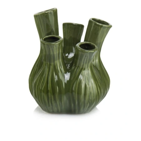 Ceramic Vase, 18×24 cm, Green Color