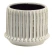 Ceramic Flower Pot, 13×14 cm, Light Grey With Brown Stripes