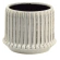 Ceramic Flower Pot, 16×15,5 cm, Light Grey With Brown Stripes