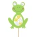 Frog, 8.5 cm, On 10 cm Stick, Green Color, FSC*
