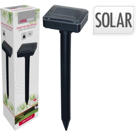 Solar-Powered Vole and Mole Repeller, 10×10× H 38 cm