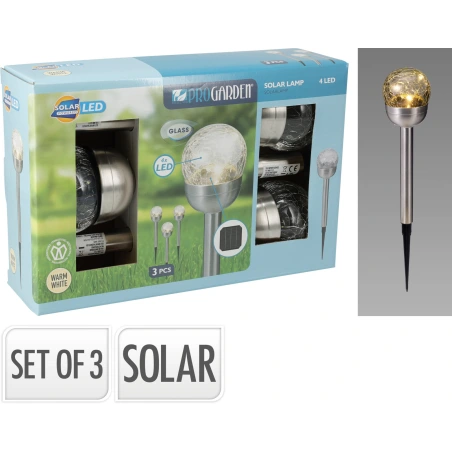 Solar Light Set, 1 Set – 3 pcs