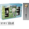 Solar Light Set, 1 Set – 3 pcs
