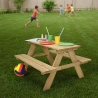 Kids Picnic Table, 79×89× H 50 cm