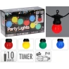 Colored LED String Lights G50, 10 pcs
