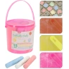 Chalks in Bucket, 1 pack - 15 pcs