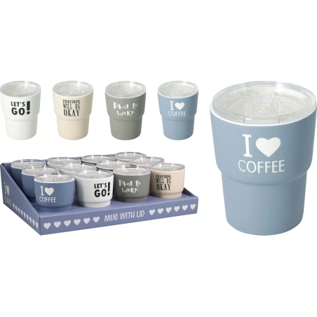 Mug with Lid, 380 ml