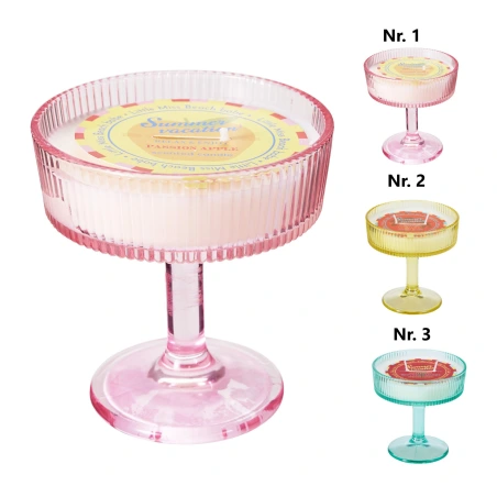 Candle in Cocktail Glass