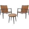 Garden Furniture Set, 3 pcs (2 Chairs with Table)