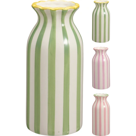 Striped Vase, 85×185 mm