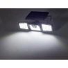 Saules lampa, 3 paneļi, ar kustības sensoru