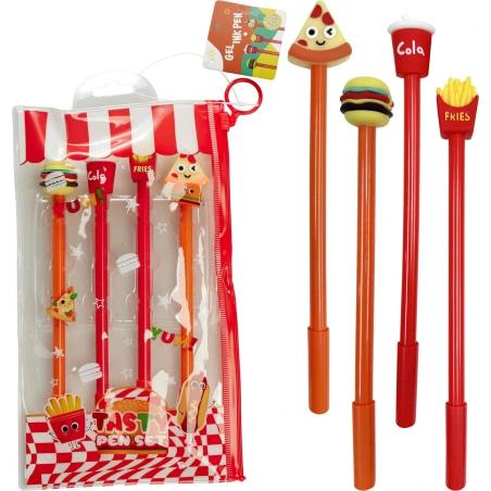 Gel Pen Set with Case, 1 pack - 4 pcs