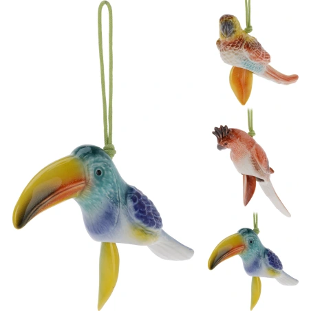 Bird With Wind Chime 5×9×16 cm