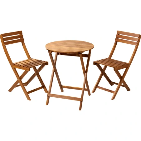 Bistro Set, 1 Set - 3 pcs. (Table + 2 Chairs)