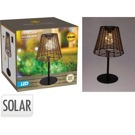 Saules lampa, metāla, 33 cm