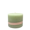 Light Green Candle, 10×9 cm