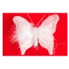 Butterflies, 8 cm, With Clip, 1 pack - 12 pcs.