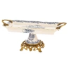 Decorative Tray With Stand, 18×43×18 cm