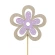 Flower, 6 cm on 10 cm Stick