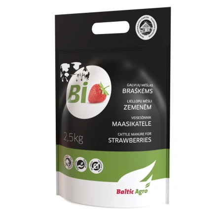 Galvijų mėšlas braškėms, 2,5 kg