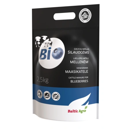 Liellopu mēsli mellenēm, 2,5 kg