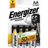 Sārmainā baterija (AA) 1.5V 2900mAh Alkaline Power Energizer, 1 iepakojums - 4 gab.