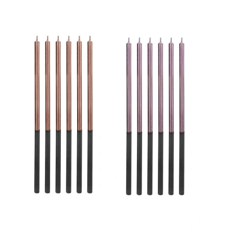 Gimtadienio žvakutės, 14,5 cm, 1 pak. - 6 vnt.