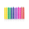 Birthday Candles, 8 cm, 1 Pack - 12 pcs