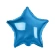 Foil Balloon “Star”, 19" (45 cm), Blue Color