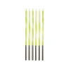 Birthday Candles, 4.5×4.5×150 mm, Lime Green Color, 1 Pack - 6 pcs.