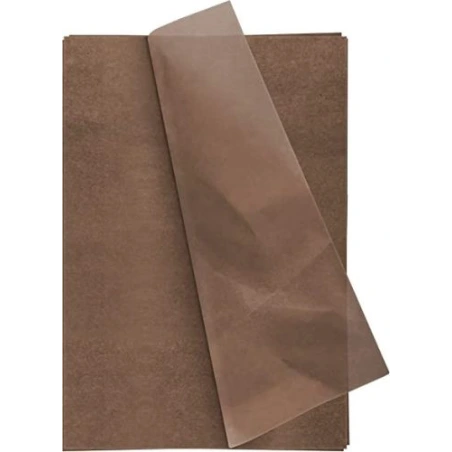 Tissue Paper, 50 × 76 cm, 21 g, Brown Color, 1 Pack – 24 pcs