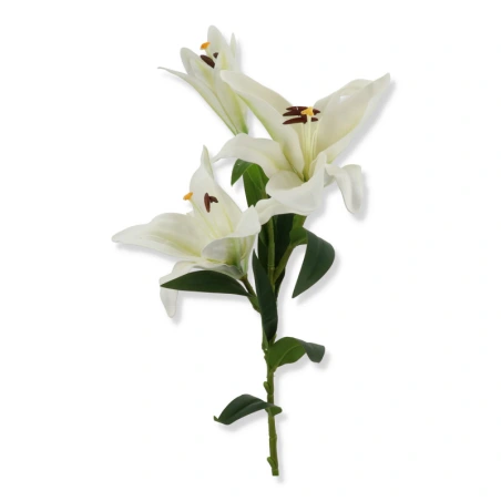 Lily Stem, 87 cm, White Color