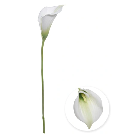 Artificial Calla Lily, 70 cm, White Color