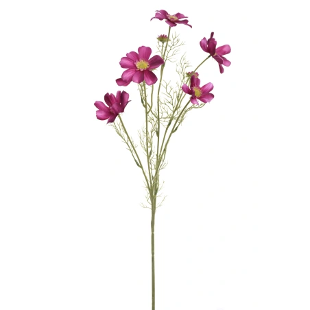 Mākslīgais kosmejas zieds, 80 cm, tumši rozā krāsā