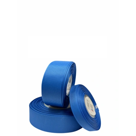 Polyester Grosgrain Ribbon, 25 y (~23 m), Blue