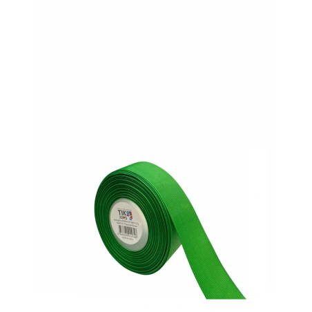 Polyester Grosgrain Ribbon, 25 y (~23 m), Green