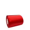 Vienpusēja satīna lente, 100 mm × 35 yd (~32 m), sarkanā krāsā