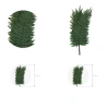 Stabilizēts papardis, zaļā krāsā, 1 iepakojums – 10 gab.