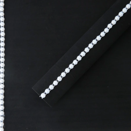 Velvet wrapping paper with beads, 53×58 cm, black color, 1 pack – 5 pcs.