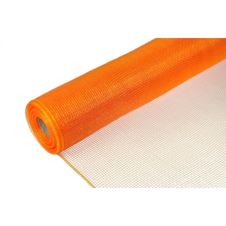 Tinklas, 53 cm × 9 y, oranžinės - auksinės spalvos