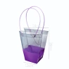 Purple Transparent Gift Bag, 24×12×26 cm