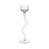 Glass Candle Holder, 30 cm