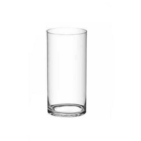 Stikla vāze-cilindrs, 30×15 cm