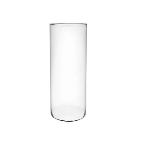 Glass Cylinder Vase, 40×15 cm