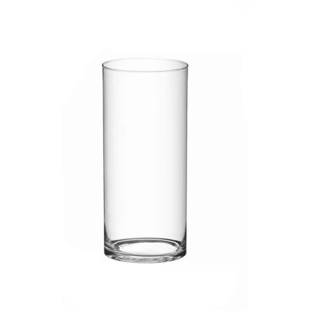 Stikla vāze-cilindrs, 40×19 cm